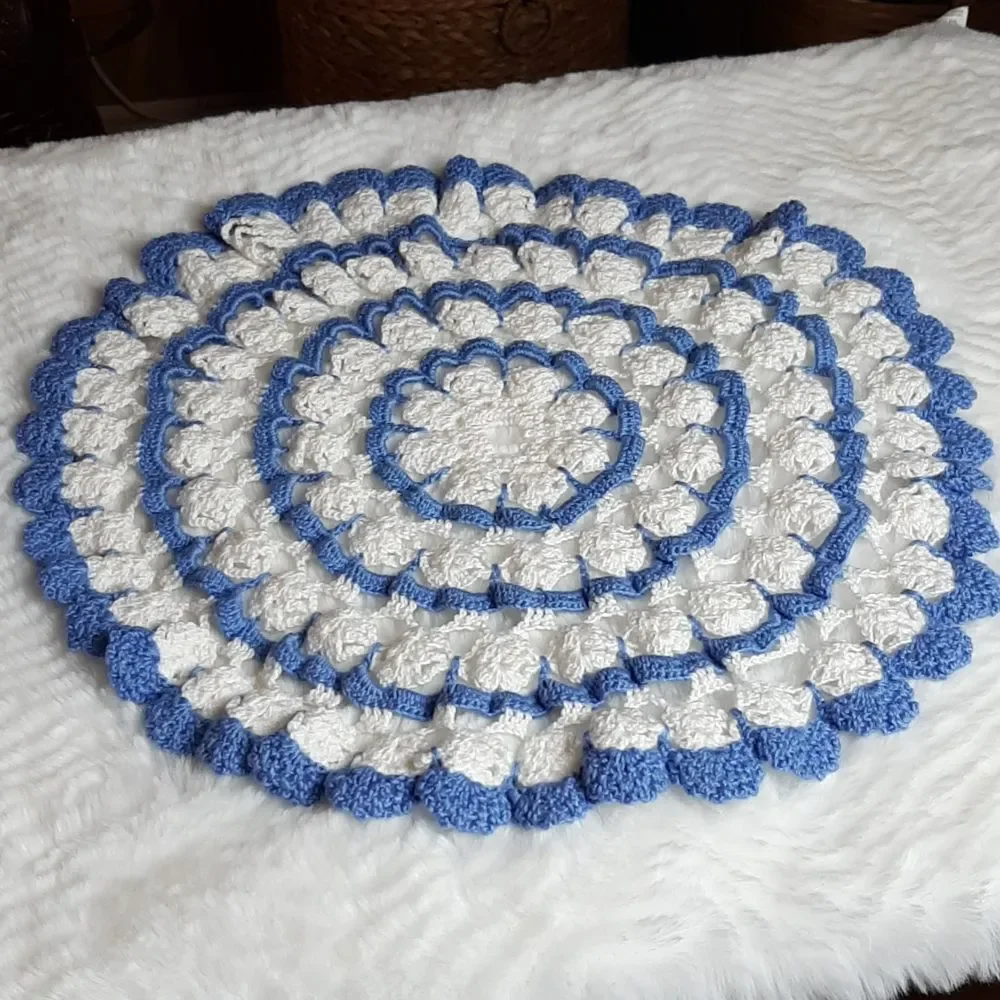 Dollies Brand Fancy‎ Piece Blue & White For House New Handmade